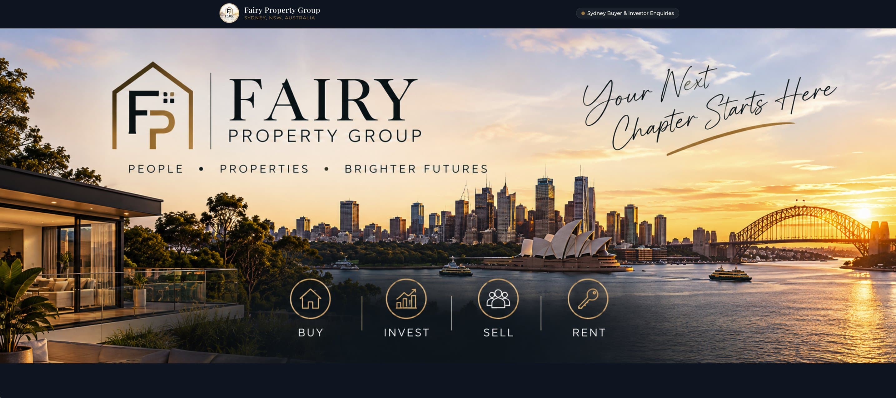 Fairy Property Group enquiry funnel on property.workflowlab.site
