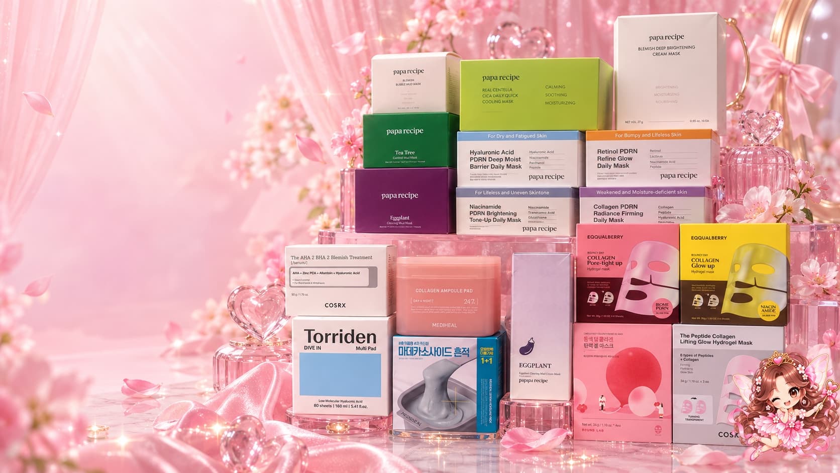 Treatment mask collection